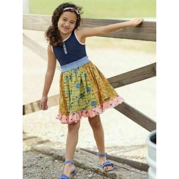 MATILDA JANE x Joanna Gaines Waves of Grain Dress Horses Camp MJC, Size 8